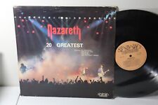 Nazareth – 20 Greatest (Hits), 1985 LP Importado do Reino Unido, Sahara Records ‎– SAH 137 comprar usado  Enviando para Brazil