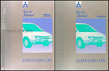 Mitsubishi Expo Shop 1994 manual juego de 2 volúmenes LRV reparación libro de servicio furgoneta segunda mano  Embacar hacia Argentina