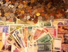 25 monedas extranjeras mundiales y 25 billetes de banco mundiales diferentes segunda mano  Embacar hacia Argentina