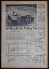 Foldaway picnic table for sale  Diamond Point