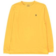 Boys Girls Ex Ralph Lauren long sleeved t shirt top yellow age 6 stock clearance for sale  Shipping to South Africa