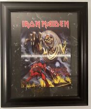 Usado, Póster lenticular 3D de Iron Maiden Number of the Beast.  Enmarcado. Heavy metal años 80 segunda mano  Embacar hacia Argentina