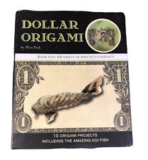 Dólar $ livro de instruções origami e 80 folhas moeda prática 10 projetos, usado comprar usado  Enviando para Brazil