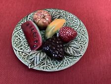 Majolica fruit bowl for sale  READING