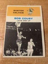 1961 Fleer baloncesto Bob Cousy en acción pone uno limpio (juego romper) segunda mano  Embacar hacia Mexico