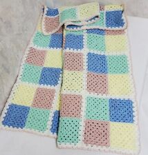 Multicoloured baby blanket for sale  SOUTHPORT