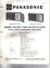 MANUAL DE SERVIÇO PANASONIC RE-7487, RE-7487C, RE-7257,7257C (FORMATO E PDF) comprar usado  Enviando para Brazil