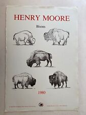 Henry moore bisonte usato  Forio