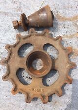 New Idea Corn Picker 304585 Gathering Chain Idler Sprocket CA-550 + 300172 Cone, used for sale  Wayland
