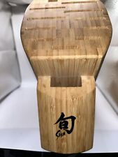 shun knife block bamboo for sale  Attalla