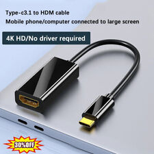 Usado, USBC Type C to HDMI Adapter USB Cable For MHL Android Phone Tablet Black-New comprar usado  Enviando para Brazil