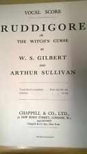 Gilbert sullivan ruddigore for sale  BRADFORD