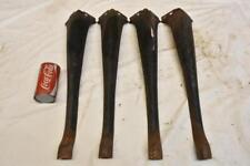 Set of Antique Cast Iron Legs 23" tall End Table Stand 1 is damaged, used for sale  Shipping to South Africa