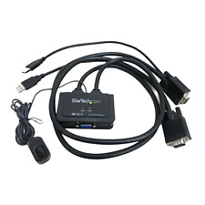 Cable USB VGA Startech SV211USB 2 puertos conmutador KVM alimentado con control remoto, usado segunda mano  Embacar hacia Argentina