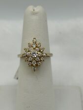 14k diamond cluster for sale  Orlando