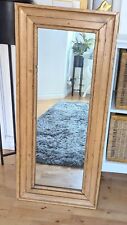 Wooden rustic mirror. for sale  ROMFORD