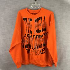 Usado, NUEVO SIN ETIQUETAS The Strokes The New Anormal Naranja Sudadera XL segunda mano  Embacar hacia Argentina