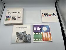 APPLE BOX SET INCLUDES MAC OS X SNOW LEOPARD iLIFE 09 iWORK 09 MC209Z/A for sale  Shipping to South Africa