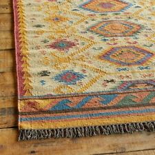 Rug Kilim Wool Jute Runner Hand Woven Vintage Carpet Vintage Oriental Area Rugs for sale  Shipping to South Africa