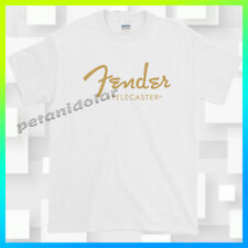 Novo item Fender Telecaster logotipo guitarra camiseta masculina algodão tamanho P-5XL comprar usado  Enviando para Brazil