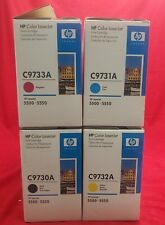 LOT Genuine OEM HP LaserJet 645A Toner Set C9730A C9732A C9733A C9731A 5500 5550 for sale  Shipping to South Africa
