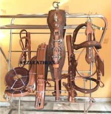 Antique finish leather for sale  Shipping to Ireland