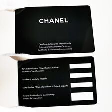Chanel warranty tag usato  Roma