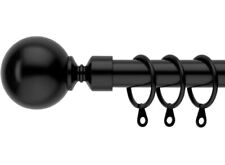 Curtain Poles Metal Plain ball finials Extendable Curtain Pole Set 70 cm to 120 for sale  Shipping to South Africa