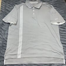 Adidas Climalite Polo Shirt Men's L Gray Bud Light Golf Polyester for sale  Shipping to South Africa