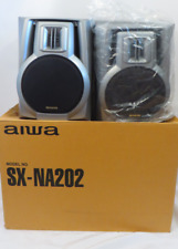 Sistema de dos altavoces AIWA SX-NA202 15 vatios potencia musical y 6 ohmios impedancia NUEVO segunda mano  Embacar hacia Argentina