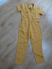 BURGS ladies orangey yellow boiler suit jumpsuit UK 12 NEW BNWOT for sale  Shipping to South Africa