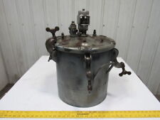 5 Gallon Galvanized Steel Pressure Pot Tank W/Agitator for sale  Shipping to South Africa