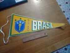 Bandierina , gagliardetto ,pavese nazionale calcio Brasile usato  Ravenna