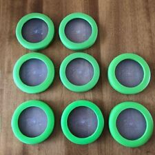 Conjunto de 8 potes de freezer de plástico bola à prova de vazamentos TAMPAS APENAS 4 pol. diâmetro verde comprar usado  Enviando para Brazil