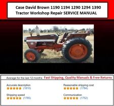 Case David Brown 1190 1194 1290 1294 1390 Tractor Workshop Repair SERVICE MANUAL for sale  New York
