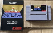 Used, Prince of Persia SNES Cartridge Only Authentic, Tested, and Working with Manual for sale  Shipping to South Africa