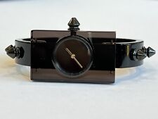Relógio de quartzo Gucci web esqueleto plástico preto 24 mm 143,5 comprar usado  Enviando para Brazil