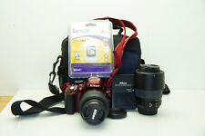 Nikon D D3200 24,2 MP DSLR - Negro (Kit con 18-55 y 55-200 mm - 2600 obturador, usado segunda mano  Embacar hacia Argentina