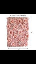 12 Pack Pink/Cream Silk Rose Hydrangea Flower Wall Backdrop Wedding Party Decor for sale  Shipping to South Africa