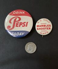 Vintage Pepsi And R C Cola Buttons  for sale  Shipping to South Africa