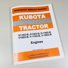 BOBCAT 743 SKID STEER LOADER V1702 KUBOTA ENGINE ONLY SERVICE MANUAL REPAIR SHOP, used for sale  Shipping to Canada