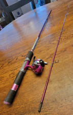 Used, Zebco 33 Lady Authentic Ultra Lite Rod & Underspin Reel Combo Fishing Spin Cast for sale  Shipping to South Africa