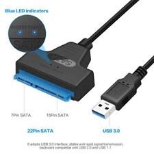 Usado, Cable adaptador SATA 7+15 pines 22 a USB 3.0 para disco duro portátil de 2,5 segunda mano  Embacar hacia Mexico