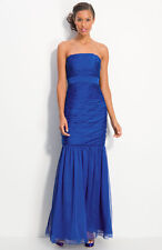 ML Monique Lhuillier Bridesmaids Pleated Strapless Chiffon Gown (Size 4) for sale  Shipping to South Africa