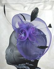 Purple feather headband for sale  Shipping to Ireland