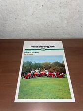 brochure prospekt PROSPECTUS TRACTEUR TONDEUSE MASSEY FERGUSON tractor-traktor comprar usado  Enviando para Brazil