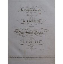 Usado, Carulli Ferdinando il Sedile Di Corinto Rossini Chitarra ca1820 segunda mano  Embacar hacia Argentina