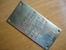 Early engraved brass for sale  BURY