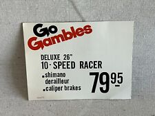 Vintage gambles sign for sale  Mcclusky