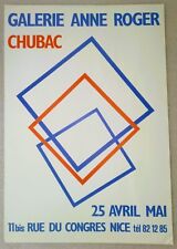 Chubac albert affiche d'occasion  Les Lilas